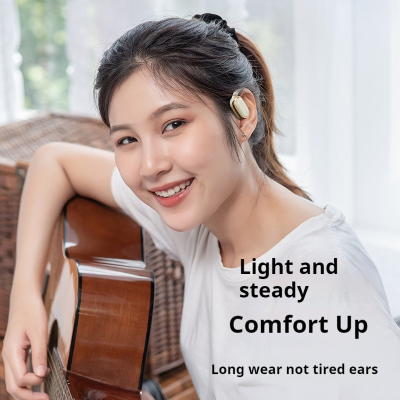 X96 หูฟังกีฬากันน้ำในตัวไมโครโฟนคู่ OWS หูฟังไร้สาย HIFI คุณภาพเสียง HD พูดคุย 9D สเตอริโอในหู รูปที่ 6