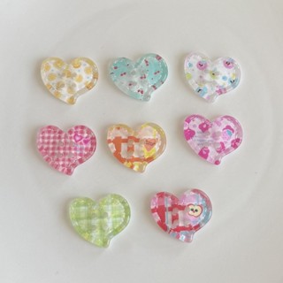 [Koo Ka]♥ฤดูใบไม้ผลิฤดูร้อนสไตล์ใหม่ใสพิมพ์หัวใจรักปุ่มอุปกร…