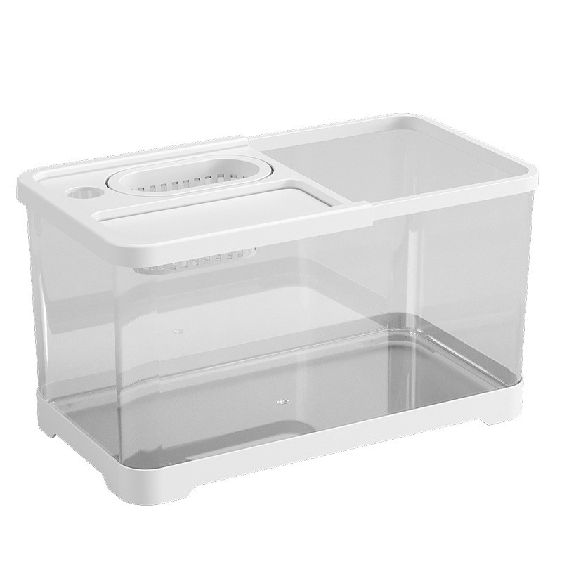 ตู้ปลา ตู้ปลากัด ตู้ปลาเลโก้ ตู้ปลาขนาดเล็ก LED เหมาะสำหรับเลี้ยงปลากัด  ความคมชัดสูง แข็งแรงทนทาน - รูปที่ 7