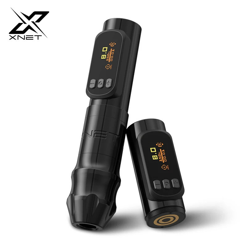 XNET Sage Pro ปากกาโรตารีไร้สาย มอเตอร์ไร้ถ่าน1-12V แบตฯ1300mAh สำหรับงานคิ้วเพอร์เมนท์และสัก