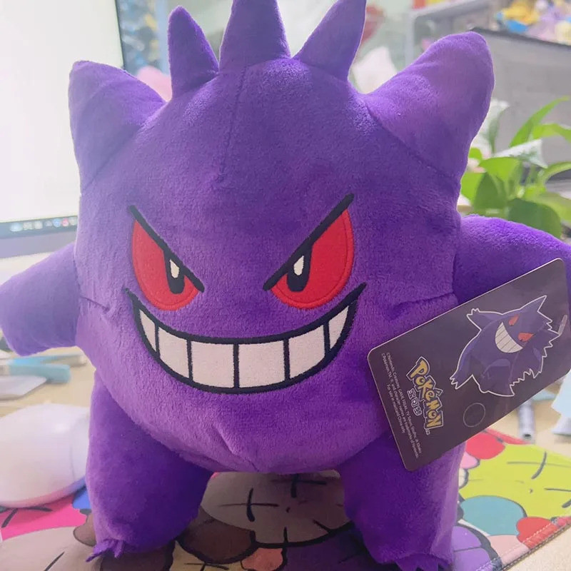 Kawaii Gengar plush toys Pokemon peluche Gengar stuffed doll devil Gengar anime plushies cartoon Gen