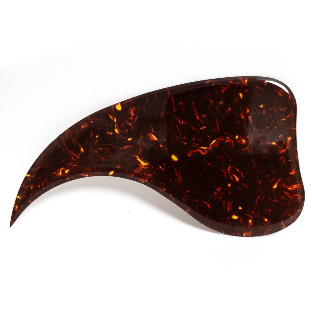 J45 Acoustic Guitar Pickguard Dark Brown Tortoise Shell Self-Adhesive Scratch Plate Thicken