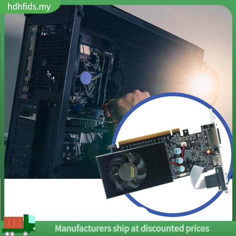 [ใน]1 ชิ้น GT730 2GB กราฟิกการ์ด GT730 DDR3 64Bit DDR3 กราฟิกการ์ดอลูมิเนียม + ABS GT 730 DDR3 การ์ด