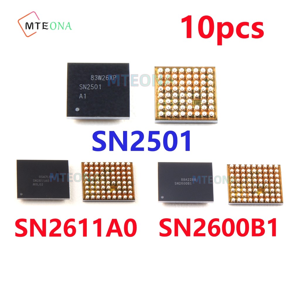 1 ชิ้น U3300 SN2600B1 SN2611A0 SN2501 SN2400AB0 ชาร์จ IC สําหรับ iPhone 11 Pro XS Max XSM XR 8 Plus 