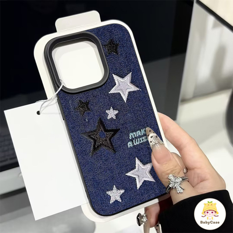 เคสไอโฟน 11 สำหรับ iPhone 15 13 16 11 14 12 Pro Max 8 7 14 16 15 Plus XR XS X Max สดหวานลูกสุนัขน่ารักรักดอกไม้ปกดาวปก - รูปที่ 5