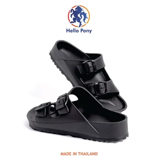 Hello Pony MHM4015 รองเท้าแตะ รองเท้าสุขภาพ รองเท้ายางeva ใส่เดินสบาย รองเท้าผู้ชายและผู้หญิง แฟชั่น พื้นนุ่ม กันลื่น