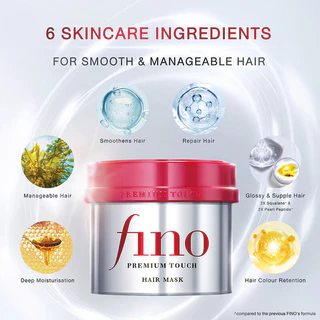 FINO Premium Touch Hair Mask 230g ฟีโน่ พรีเมียม ทัช แฮร์ มาสก์.