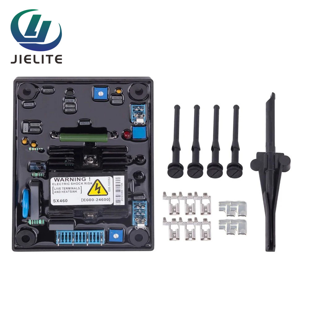 SX460 AVR เครื่องกําเนิดไฟฟ้าดีเซลตัวควบคุมอัตโนมัติควบคุมเครื่องยนต์บอร์ดแรงดันไฟฟ้าเครื่องกําเนิดไ