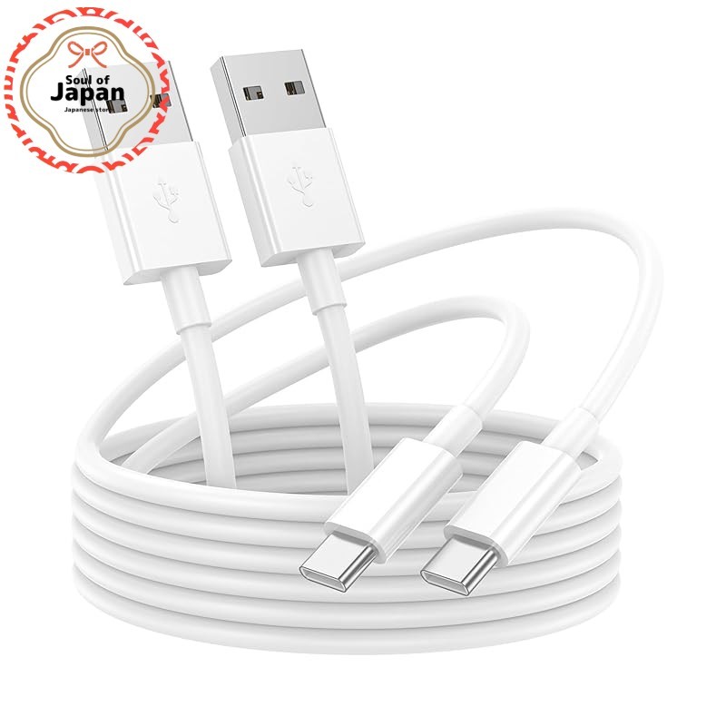 USB C Cable [1M 2 Pack] USB A to USB-C 3A Fast Charging Type C Cable High Durability PD Compatible A