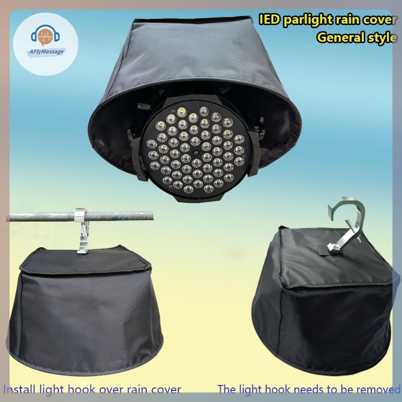 AFl Beam Moving Rain Cover Beam Stage Light Rain Snow Coat Rain Cover Par Light กันน้ําคริสตัลสีดําพลาสติก TH