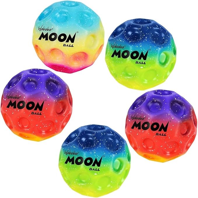 Waboba ลูกบอลยืดหยุ่นสูงเด็กผู้ใหญ่ของเล่นบีบอัด Moon ball Flying Moon Catapult ลูกบอลของเล่นพ่อแม่และลูก