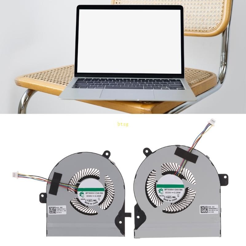 Btsg พัดลม CPU GPU 0 4A5V สําหรับ Strix GL502VM ZX60V FX60VM S5VM S5VS S5VT GL502VY