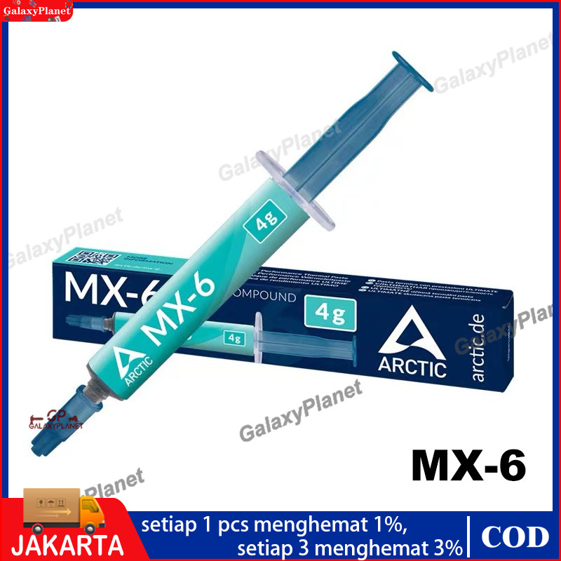 ARCTIC MX-6 Thermal Paste (4 กรัม) - MX6 ประสิทธิภาพสูง | Arctic MX6 Thermal Paste 4 กรัม