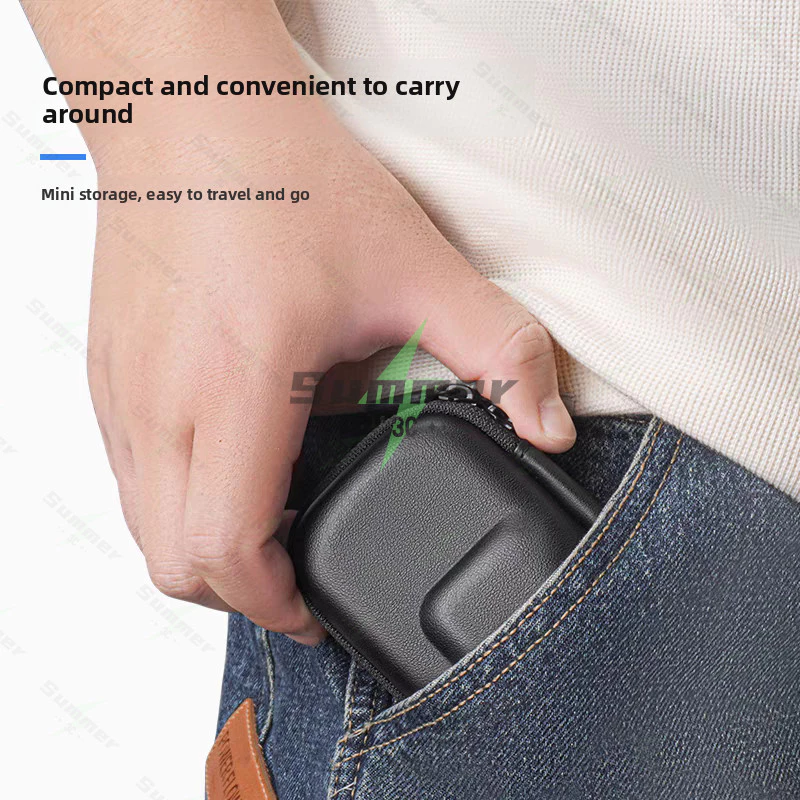 กระเป๋าใส่กล้องขนาดเล็กสำหรับ DJI Action 5pro/4/3 สำหรับ GoPro Hero 13/12/11/10/9 กระเป๋าใส่กล้องแบบพกพาพร้อมเคสป้องกัน thumbnail 9