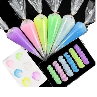 วีปครีมไข่มุก 50 กรัม แถมหัวบีบ กาวครีม สําหรับทํางานฝีมือ diy ตกแต่ง กาวครีม