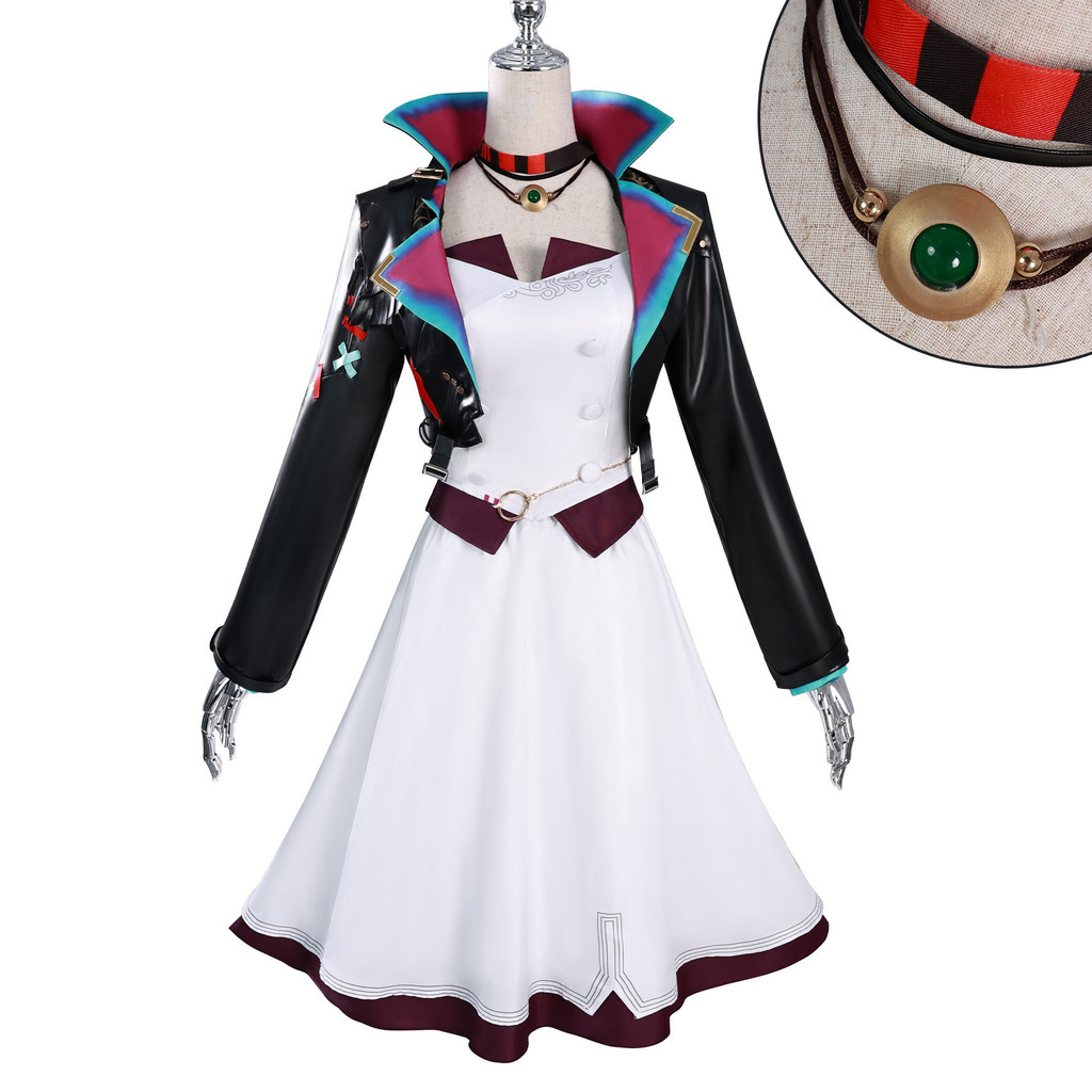 League of Legends: การต่อสู้สองมิติของ Legends Arcane: ชุดคอสเพลย์ Jinx 6DPH