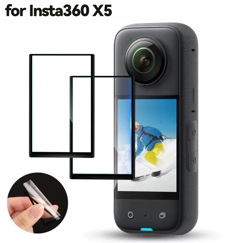 1-3 ชิ้นสําหรับ Insta360 X6 X5 X4 Air X3 ป้องกันหน้าจอฟิล์มสําหรับ Insta 360X5 Insta360X4 360X6 x4Air อุปกรณ์เสริม Anti-scratch ฟิล์มเต็มรูปแบบป้องกันฟิล์ม (ไม่ใช่กระจก) thumbnail 9