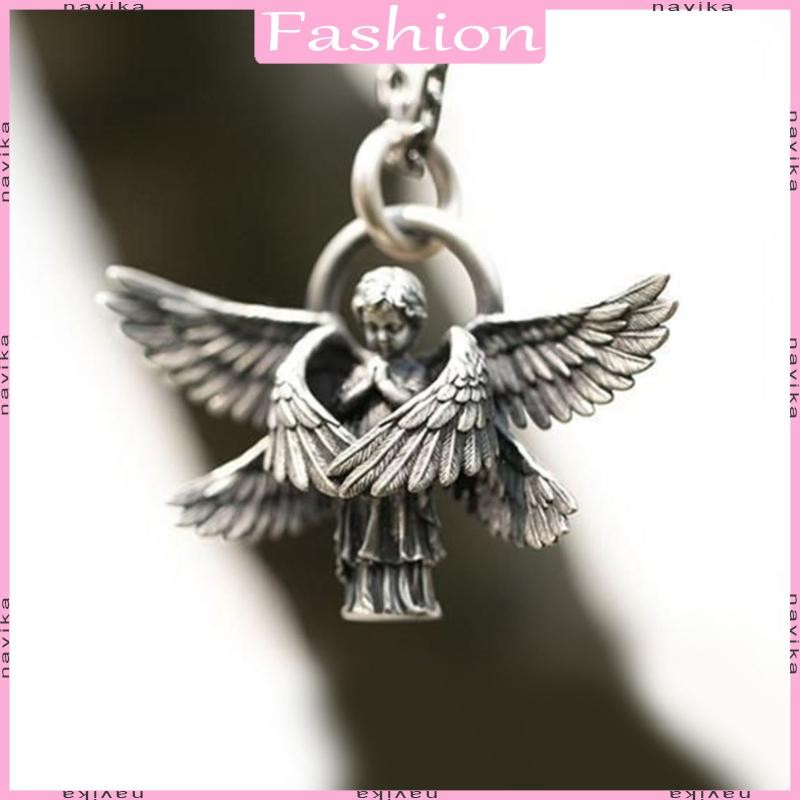 NAV Seraphim จี้สร้อยคอโซ่ยาวAngel Clavicle Chain ของขวัญสำหรับทั้งผู้ชายและผู้หญิง