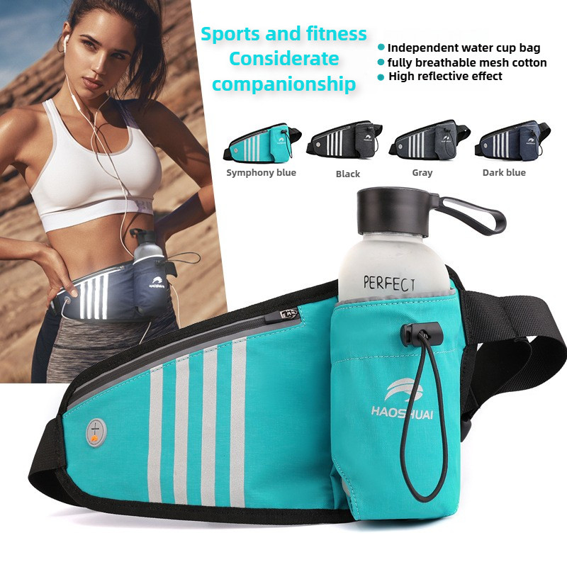 กระเป๋าคาดเอวกีฬาผู้หญิงอเนกประสงค์ Tourist Leisure Sports Bag Mens Lightweight Outdoor Bag Hiking C