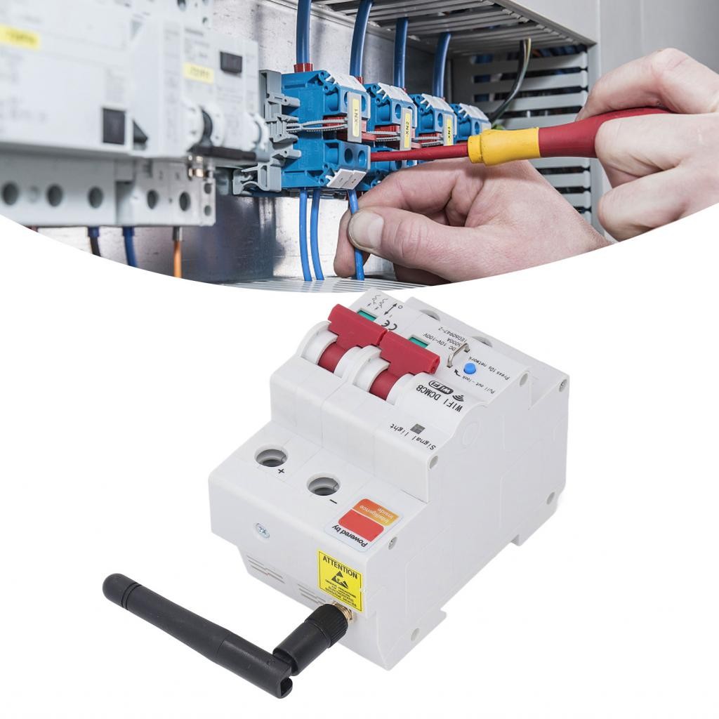 Smart DC Circuit Breaker 2P DC10-100V สำหรับ Office