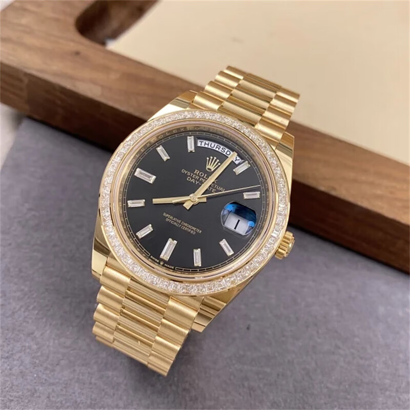 ) บทบาทสมมุติอัตโนมัติ Machinery rolexxexm228398Tbr-0001 Week Gold นาฬิกาผู้ชาย T Calendar 18k Serie