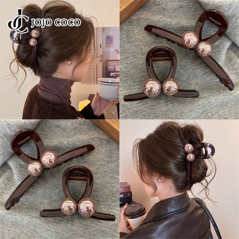 JOJO COCO Premium Sense กิ๊บติดผมมุกและฉลามขนาดใหญ่ อุปกรณ์เสริม