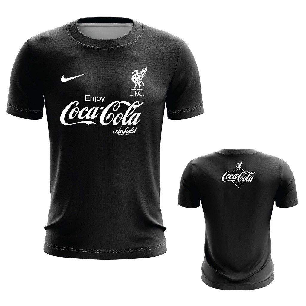 เสื้อยืด ฤดูใบไม้ผลิ ไม่จำกัดเพศ รุ่นล่าสุด ปี 2024 ลิเวอร์พูล (โคคา โคล่า) เสื้อคอแห้งเร็ว พิมพ์ลาย 3 แบบ สําหรับผู้ชายฤดูร้อน