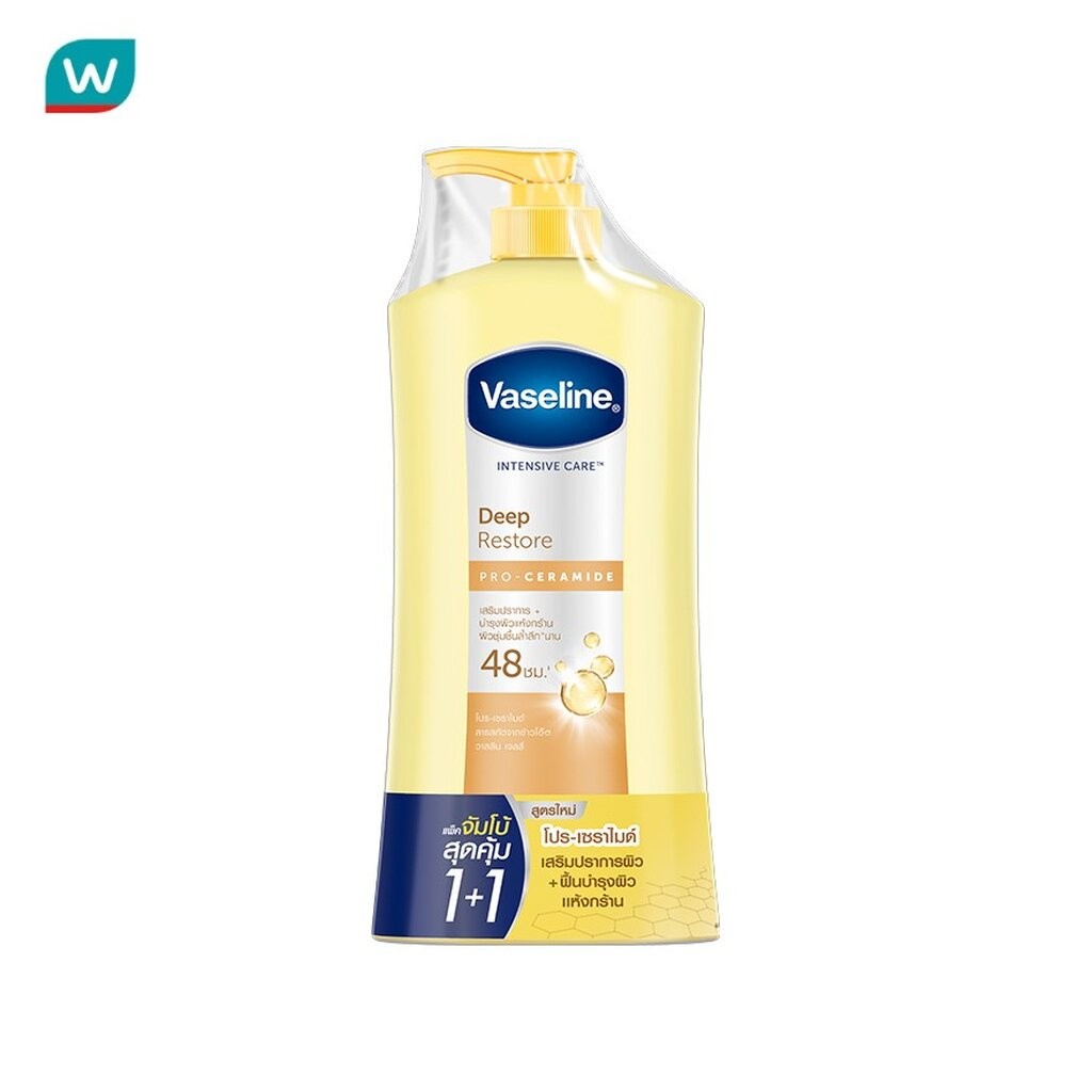 Vaseline วาสลีน อินเทนซีฟ แคร์ ดีพ รีสโตร์ โปร เซราไมด์ 470 มล.แพ็คคู่