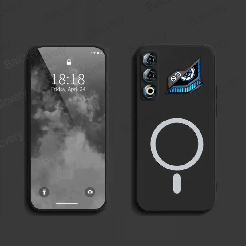 ปลอกสําหรับ ZTE Nubia Neo 3 GT 5G Z2465N พร้อมสติกเกอร์ชาร์จไร้สายกันกระแทกเคสโทรศัพท์