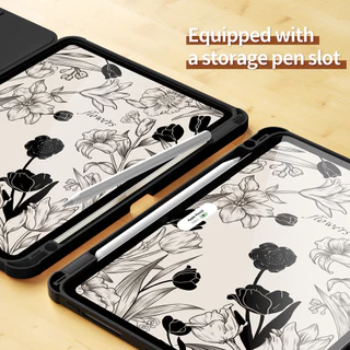 for iPad Air7 M3 2025/iPad Pro11"12.9"/iPad Air5/4 10.9/IPAD 11th gen A16 iPadmini6/7 10th 9th 8th Gen 7th 10.2" ป้องกันการงอ丨 360°หมุนได้丨ป้องกันสิ่งสกปรก丨ป้องกันการตก丨เคสหนังกัน丨ช่องใส่ปากกา丨บางเบาและง่ายต่อการพกพา A930