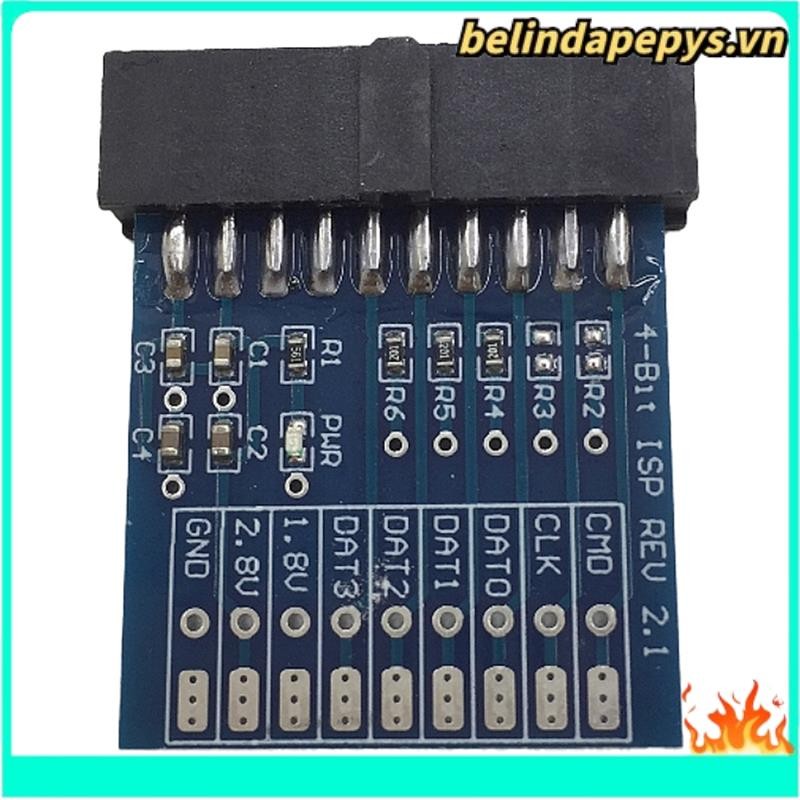 อะแดปเตอร์ใหม่ JTAG , ISP 4-BIT ISP REV 2.1 สําหรับ Easy Jtag Plus Box / เครื่องมือ ESAYJTAG