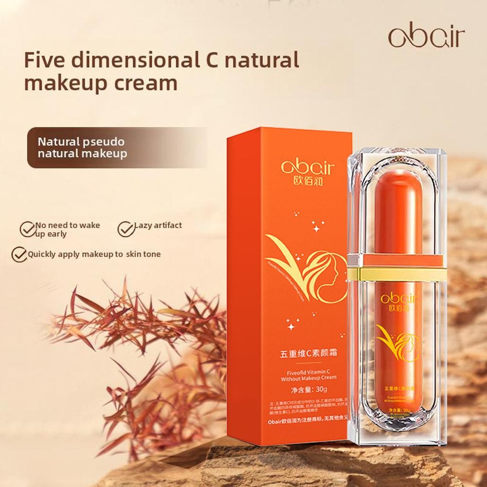 30g Five Vitamin C อาหารเสริมครีมคอนซีลเลอร์ / วิตามินโทน Q5D5 Up U1U0 Moisturizing / / F4T4