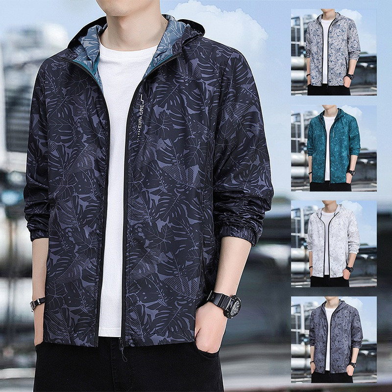 MR-DEER เสื้อคลุมกันแดดกันลม แขนยาว มีฮู้ด กระเป๋าข้างใช้งานได้จริง ใส่ได้ทั้งชายเเละหญิง รุ่น MF511
