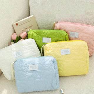 👜COD👜กระเป๋าเครื่องสำอางค์สีแคนดี้ น่ารัก จัดระเบียบดี มี 2 ขนาดให้เลือก กระเป๋าจัดระเบียบ