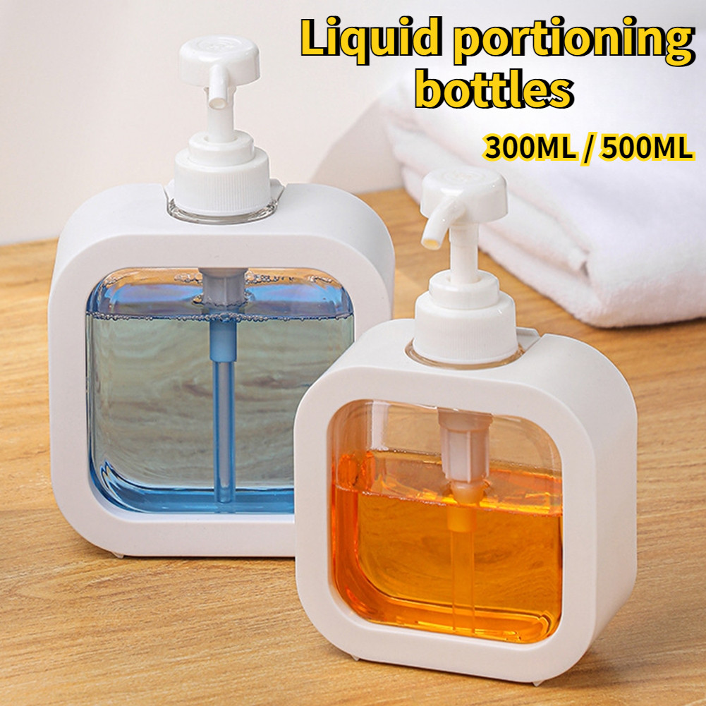 300ML 500ML เครื่องจ่ายสบู่ Liquid แชมพูขวดสบู่โลชั่นแชมพูขวดปั๊ม Botol Sabun