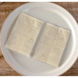 ถุงซีล ใส่ขนม คุกกี้ ลูกอม ขนาด 5.5x8.5 ซม.จำนวน 97-100 ใบ/แพ็ค (ชุดที่ 5/5)