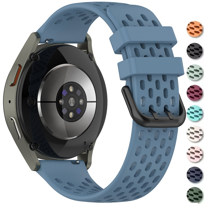 18 มม.20 มม.22 มม.สําหรับ Samsung Galaxy นาฬิกา 4/5/6/7/Gear S3/Active2 สายซิลิโคนสําหรับ Huawei GT4 GT3 2E Garmin Venu 3S 2S