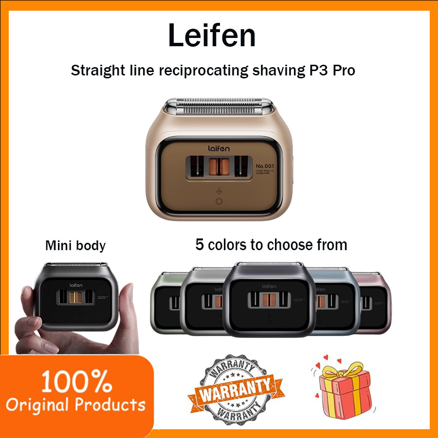 Laifen P3 Pro เครื่องโกนหนวดแบบลูกสูบเชิงเส้นแบบพกพาสําหรับโกนหนวดไฟฟ้า