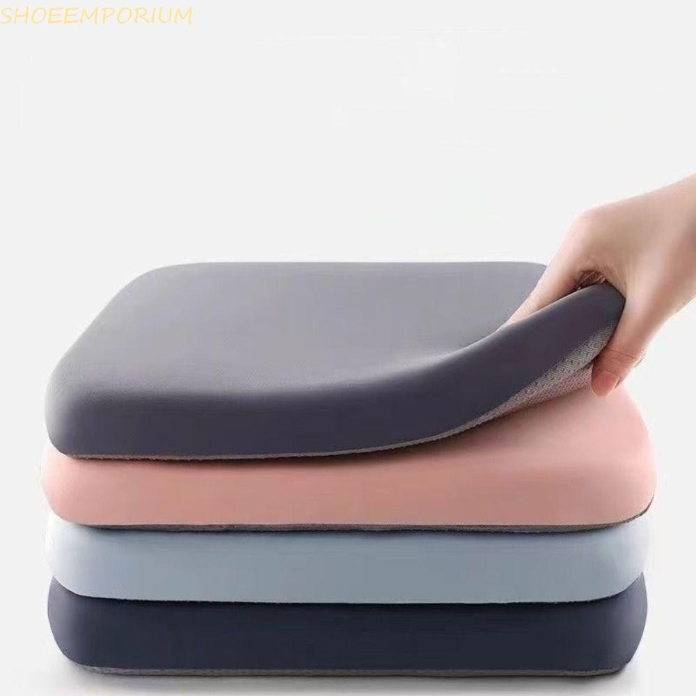 SHOEEMPORIUM เบาะรถ,ฟองน้ํา Resilient เบาะรองนั่งนักเรียน,เก้าอี้หมอนลื่นที่ถอดออกได้หนาเบาะเก้าอี้โรงเรียน