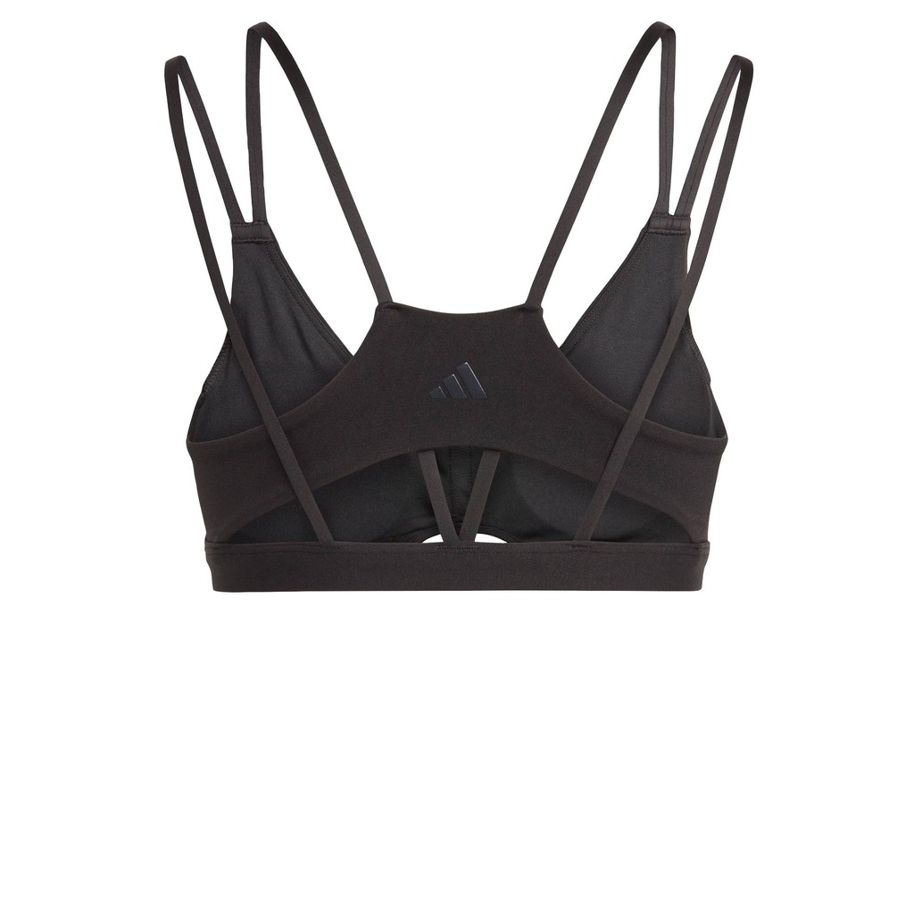 adidas Gym & Training บราซัพพอร์ตระดับต่ำ Yoga Studio Luxe ผู้หญิง สีดำ HR3036 - รูปที่ 4