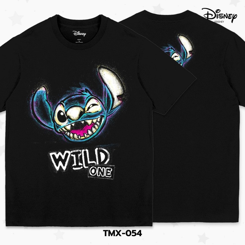 Power 7 Shop เสื้อยืดลายการ์ตูน ลาย "Stitch"