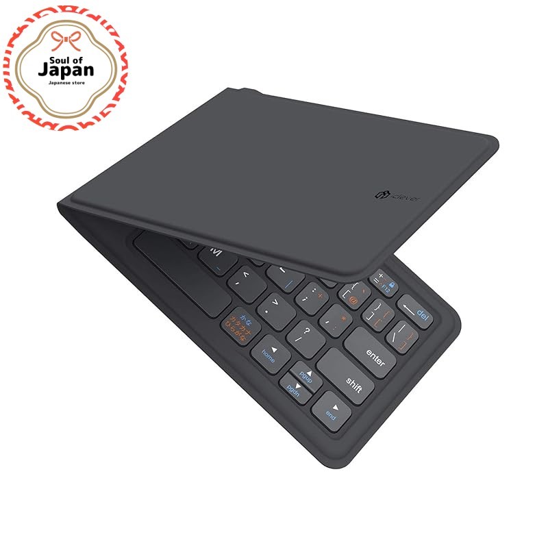 iClever Bluetooth Folding Wireless Keyboard Multi-Pairing USB Leather IC-BK06【Direct from Japan】