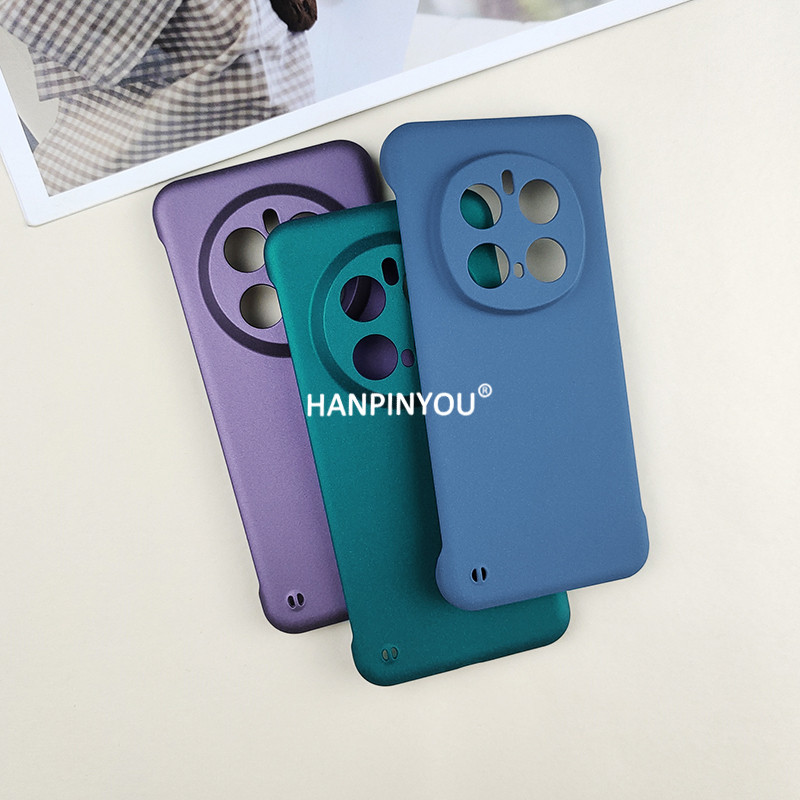 Ultrathin Frameless SandstoneกรวดMatteสําหรับHonor Magic 8 7 6 5 4 Pro Air RSR Plus Lite Ultimate RSR Porsche Hard PCป้องกันกล้องกันกระแทกฝาหลังกันชน