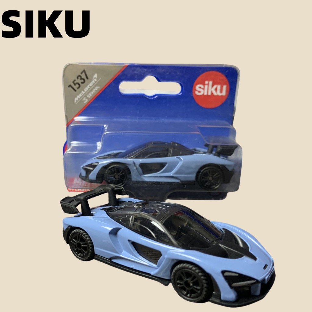โมเดลรถดีแคสต์ SIKU 1537 McLaren Senna 1:64 สำหรับเด็กผู้ชาย ของสะสมของขวัญ