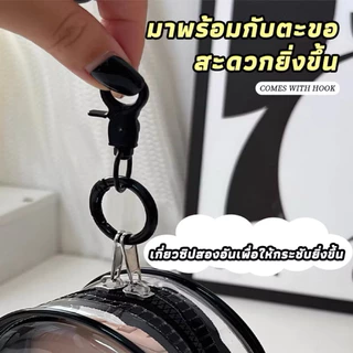 kingmallshop（1182） กล่องบรรจุสายข้อมูล กระเป๋าเก็บหูฟัง กล่องเก็บสายเคเบิล พกกุญแจ พาง่าย สําหรับเดินทาง ป้องกันฝุ่น