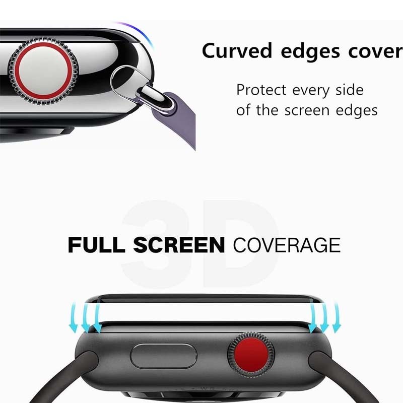 1 / 2 / 3 / 5 ชิ้นสําหรับ Garmin Vivoactive 6 Active6 SmartWatch 3D โค้งนุ่มยืดหยุ่นฟิล์ม Ultra Clear Slim ชุบป้องกันหน้าจอ-ไม่กระจกนิรภัย - รูปที่ 3