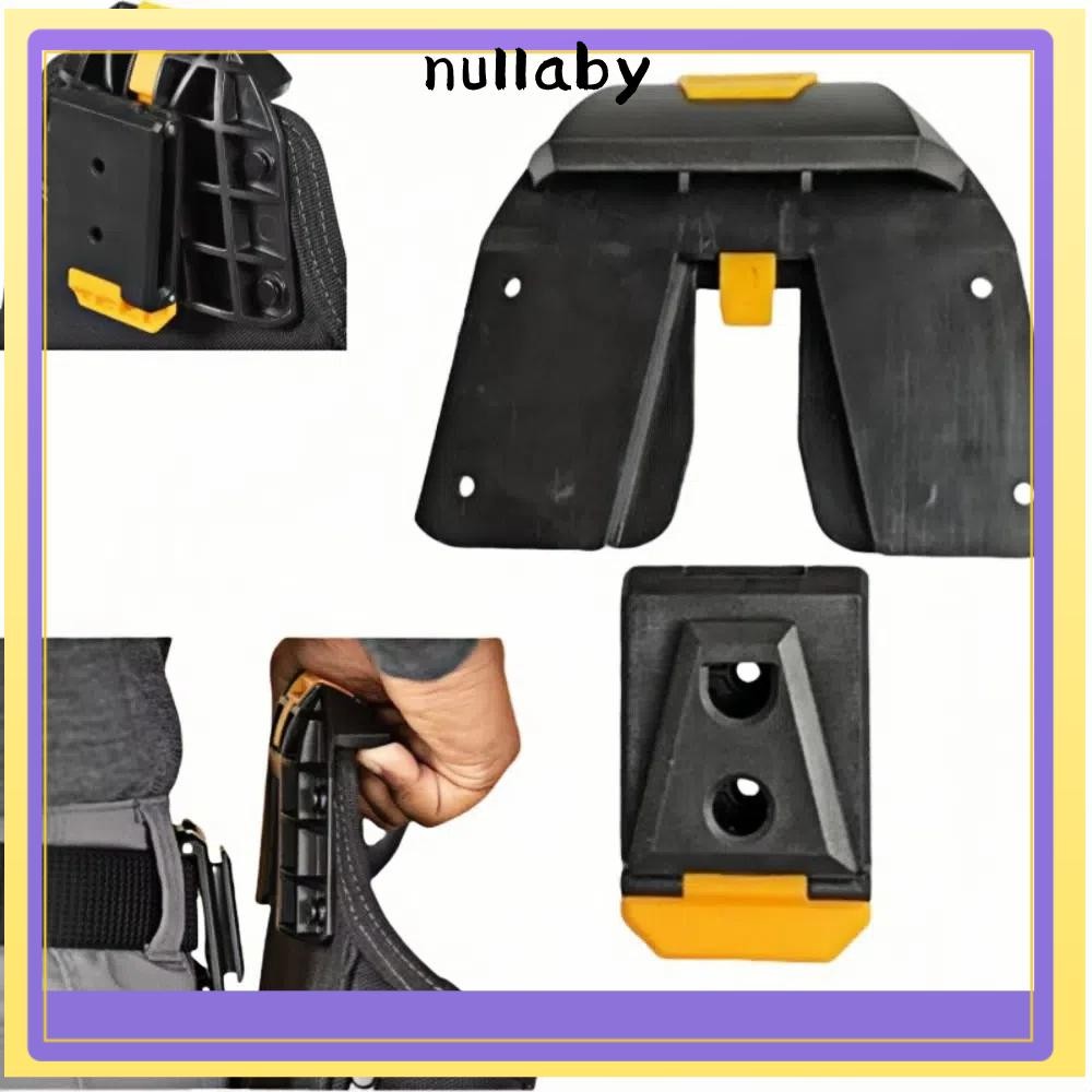 NULLABY หัวเข็มขัดเอว, คลิปกระเป๋าคาดเอว ABS ที่แข็งแรงทนทานอย่างรวดเร็ว, เข็มขัดเครื่องมือทดแทนคุณภาพสูงที่ทนทานใช้มืออาชีพ