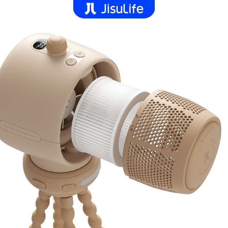 JUZ JISULIFE พัดลมรถเข็นเด็กกรองอากาศเปลี่ยนองค์ประกอบสําหรับ Life2 และ Life2s