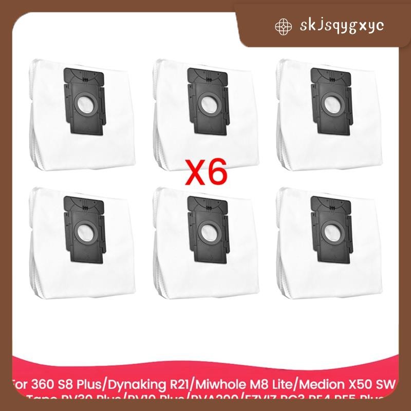 skjsqygxycDust Bag สําหรับ 360 S8 Plus, Dynaking R21, MiEarth M8 Lite, X50 SW, RV30 Plus/RV10 Plus/R