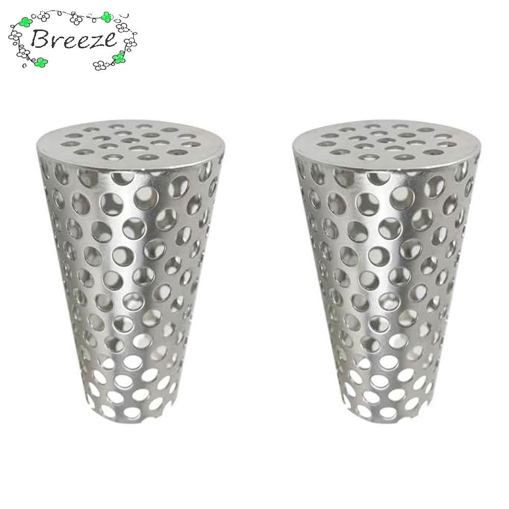 BREEZE ป้องกันการอุดตันของท่อระบายน้ํา, หน้าจอกรองประสานสแตนเลส 304 สีขาว, ท่อเครื่องมือทําความสะอาด Gutter แบบพกพา
